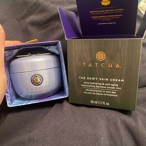 Tatcha the dewy skin cream.